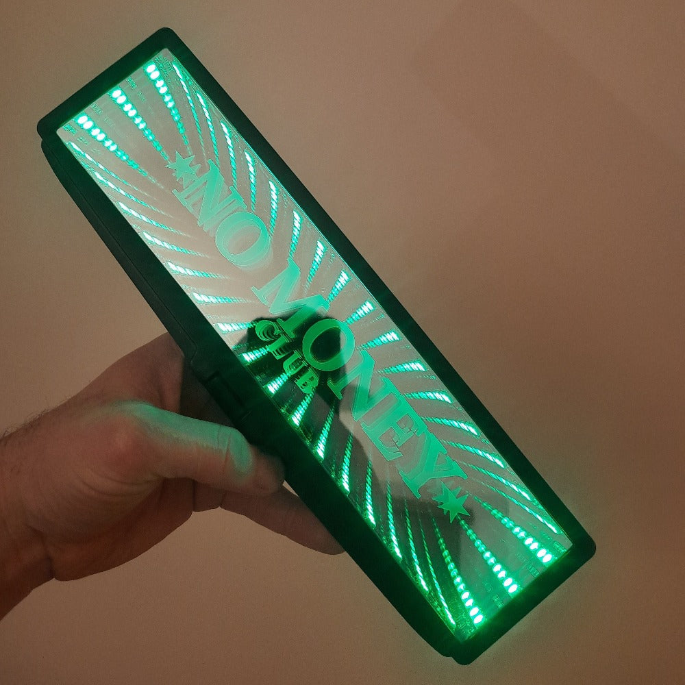 NO MONEY CLUB infinity rear-view mirror