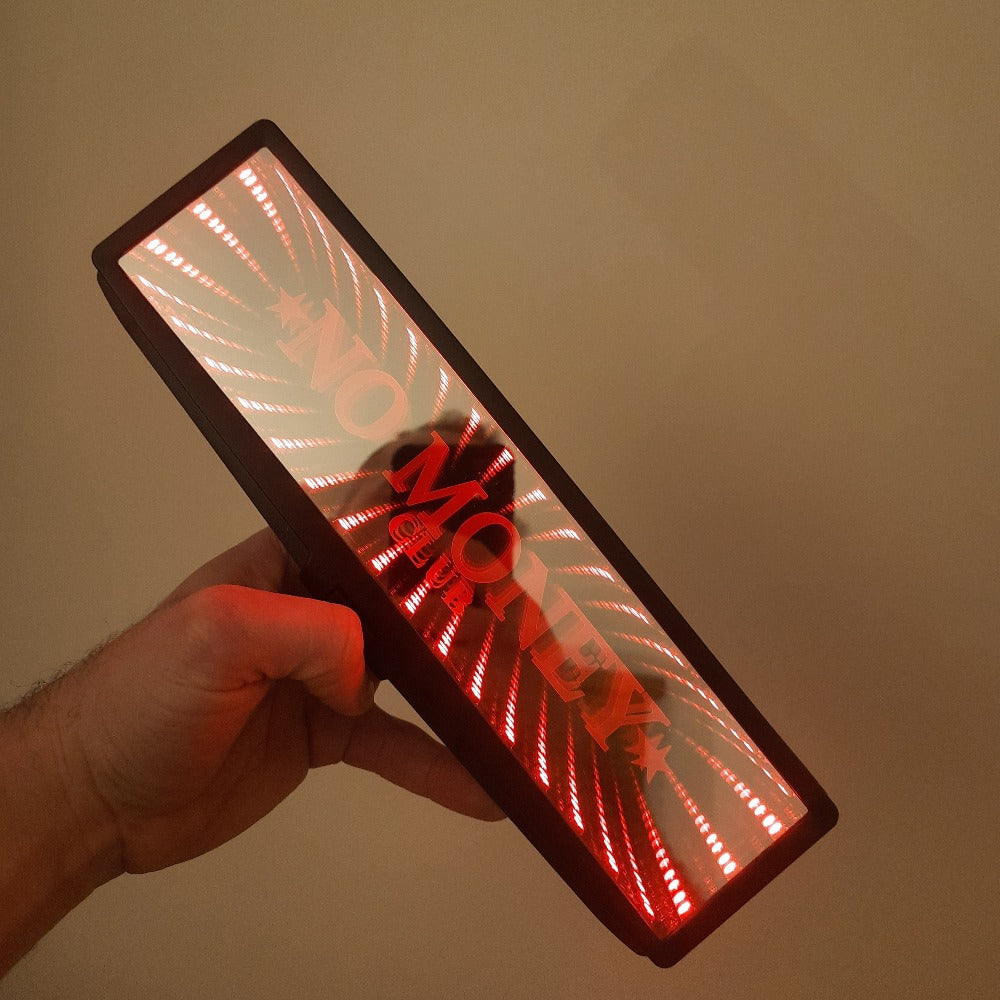 NO MONEY CLUB infinity rear-view mirror