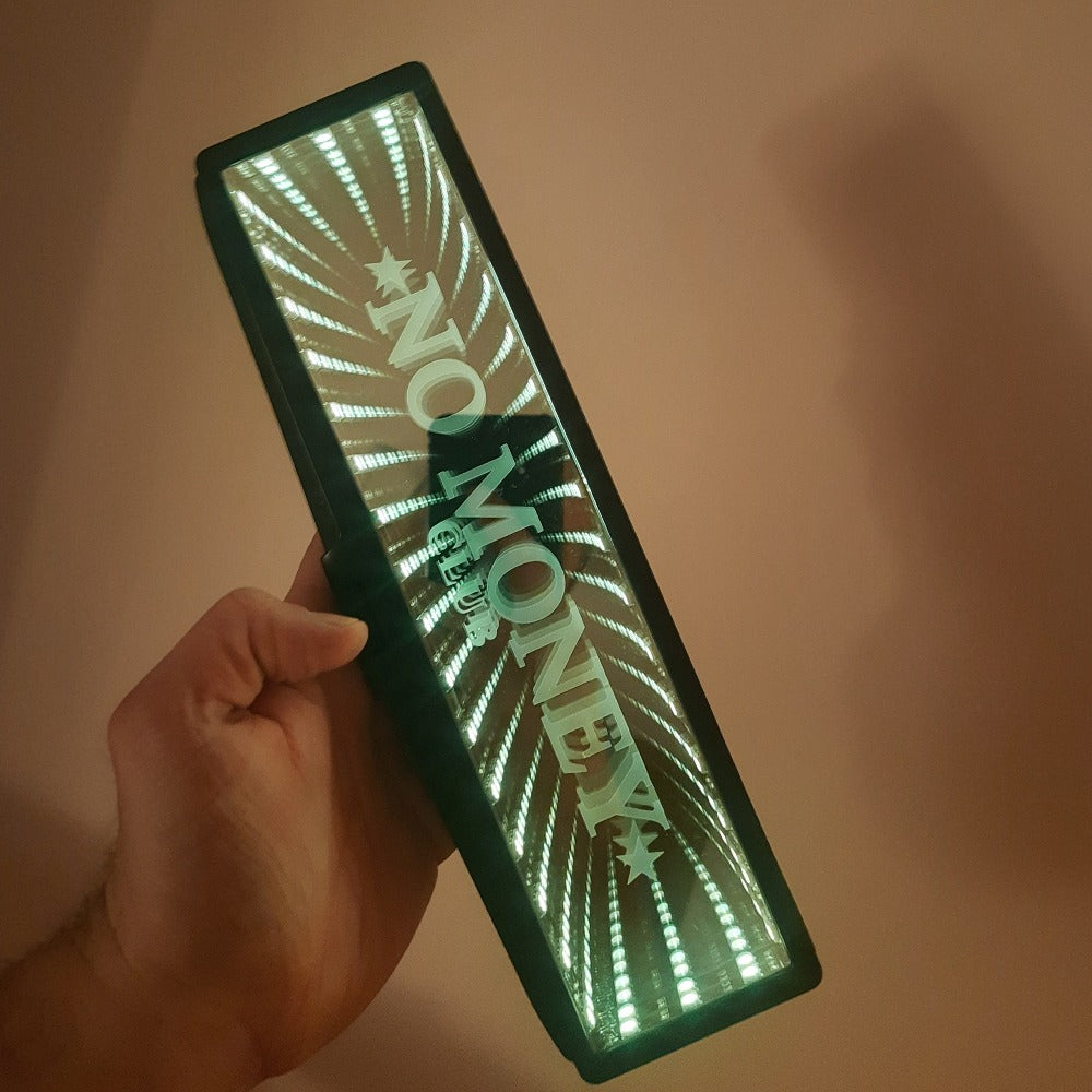 NO MONEY CLUB infinity rear-view mirror