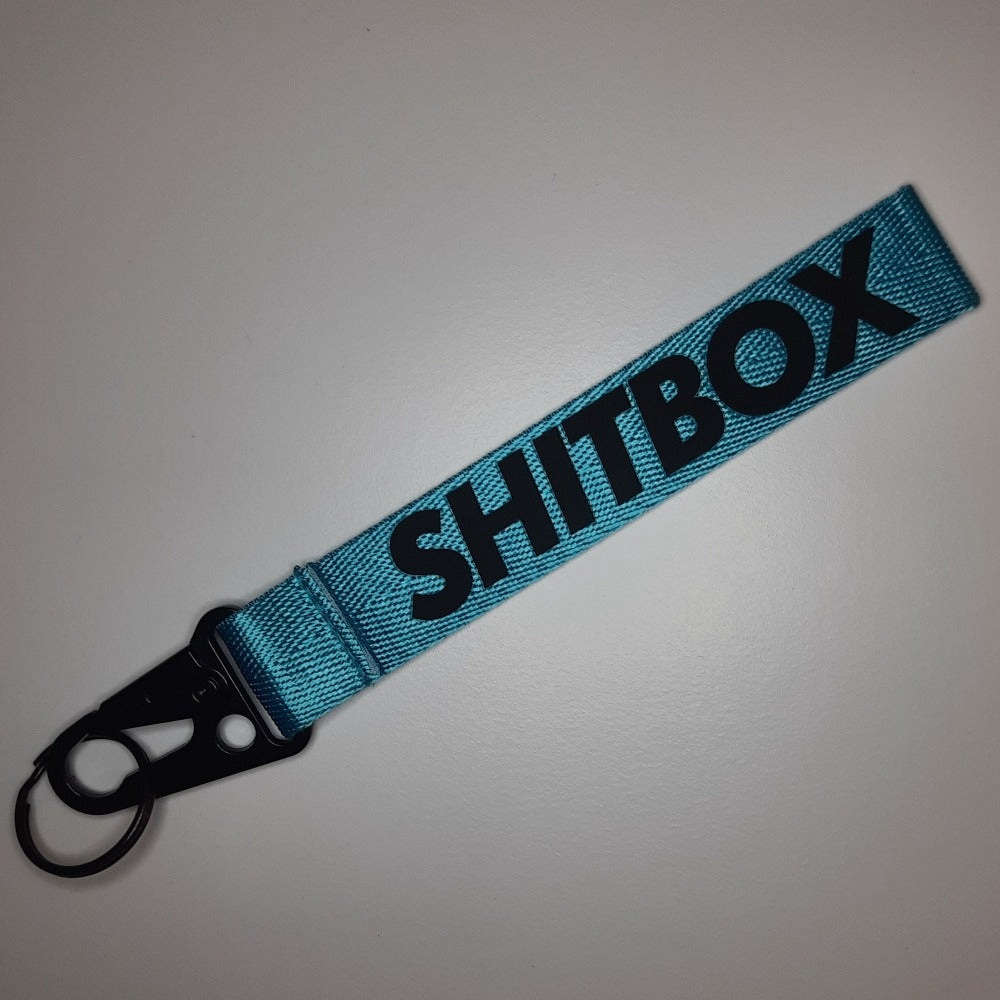 SHITBOX Keytag Keyring  blue