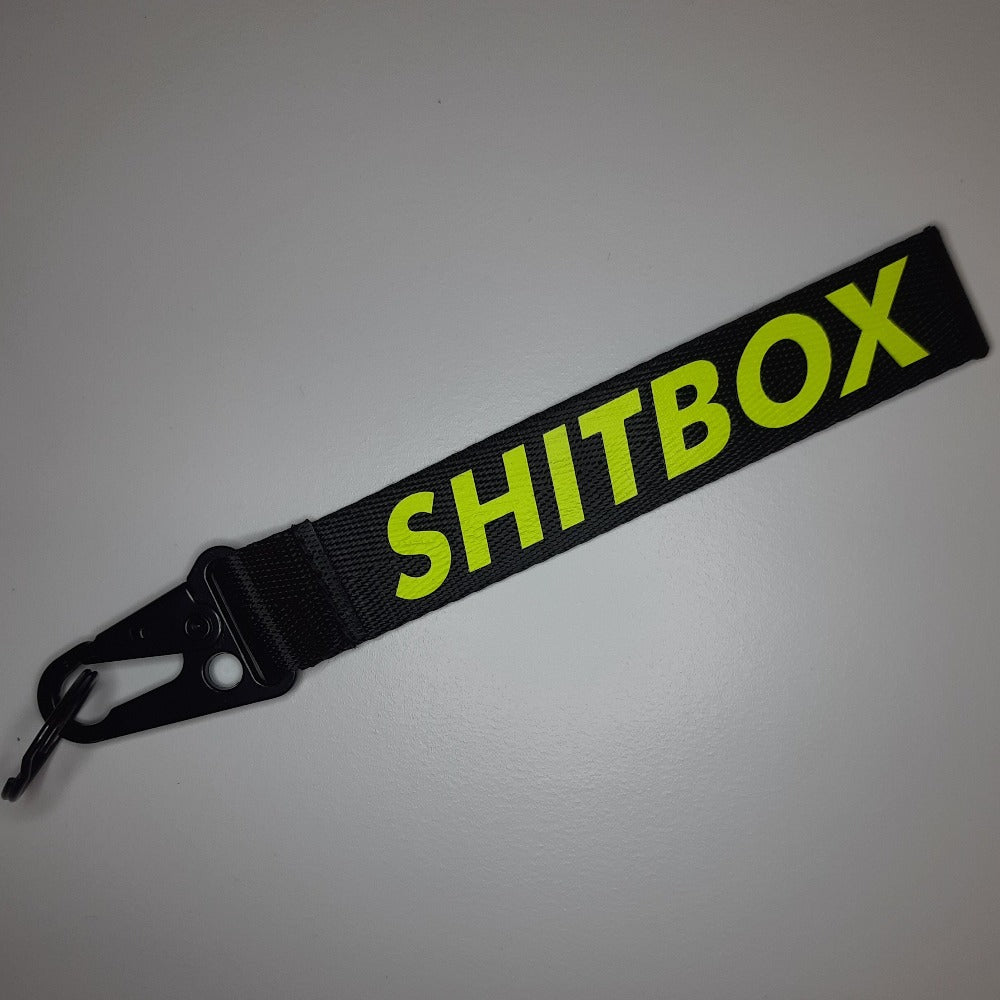 SHITBOX Keytag Keyring Black