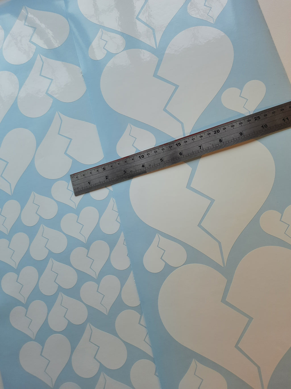 broken hearts jdm car stickers set of 40pcs