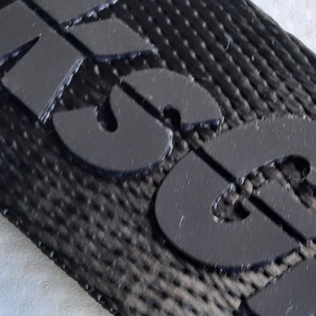 Black on Black No Fucks Given Keytag Keyring 