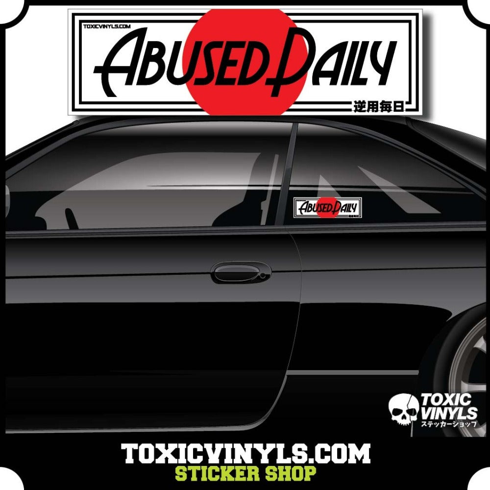 Abused Daily JDM Slap Sticker