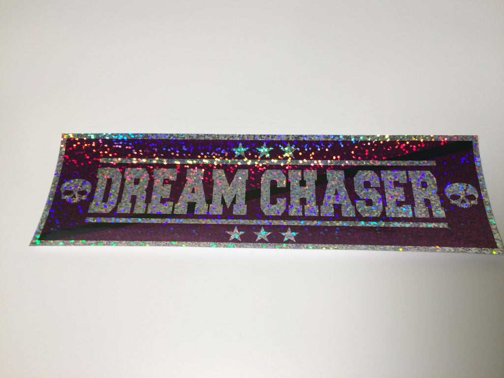 Dream Chaser Purple on Sparkle Slap Sticker