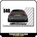 Workshop Banner BMW E46 Garage Banner E36
