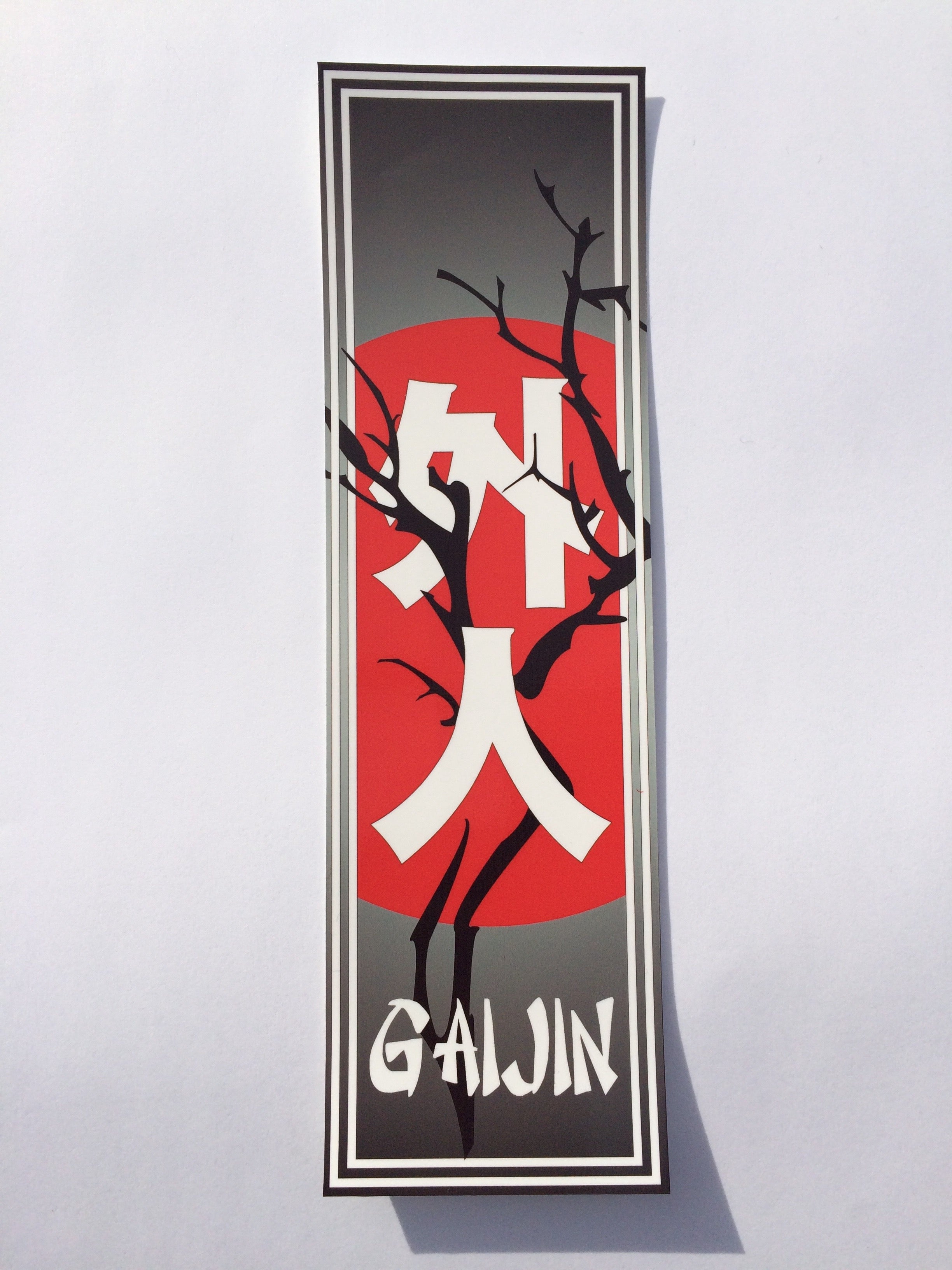 Gaijin Black Slap Sticker