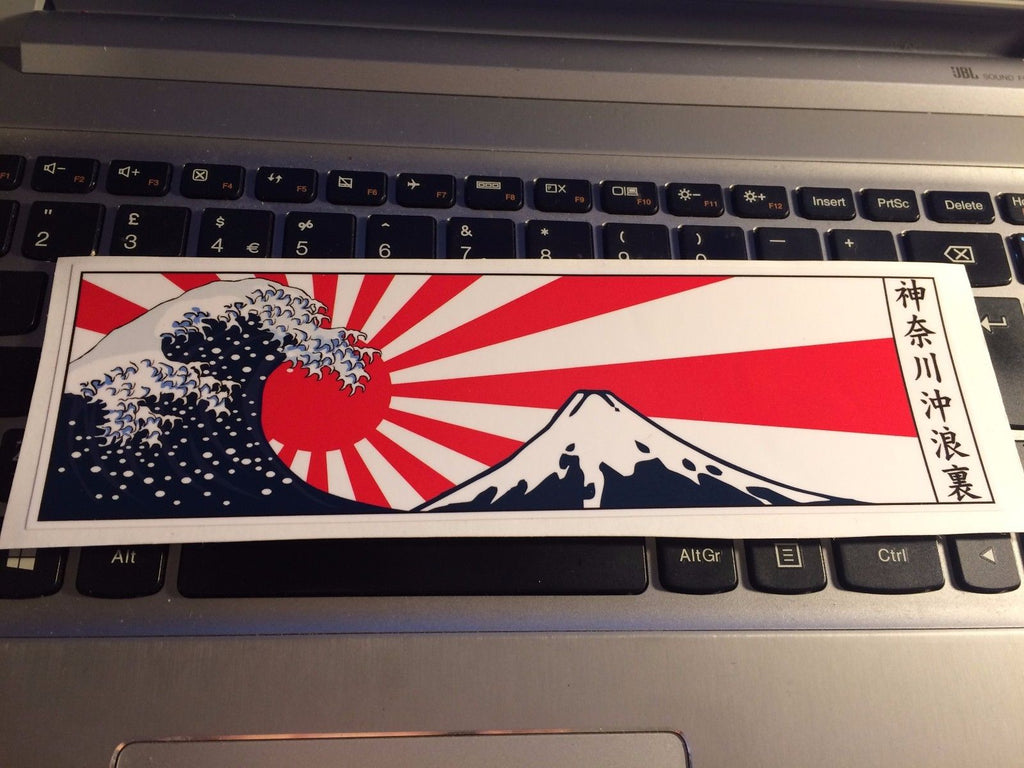 Great Wave of Kanagava Slap Sticker