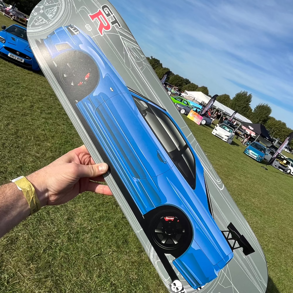 NIssan Skyline GTR R34 skate desk
