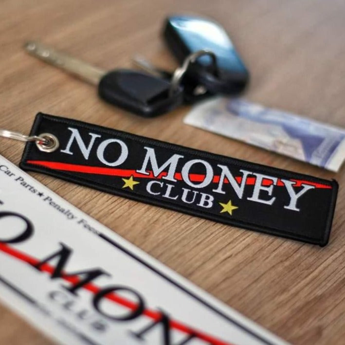 NO MONEY CLUB keyring key-tag keychain
