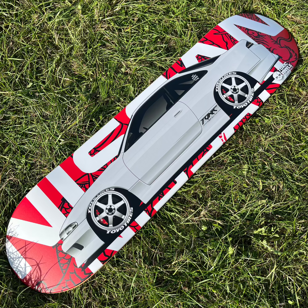 Nissan S14 JDM car skate deck wall art