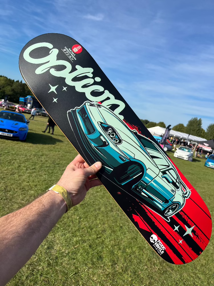 Toyota Supra JDM Skate deck
