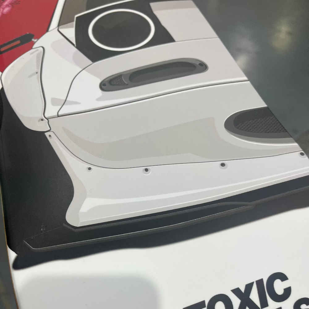 JDM Skate Deck Mazda Mx5 Miata with sakura branch