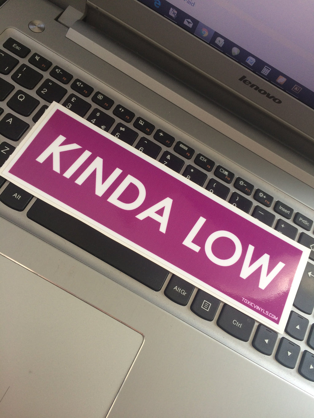 Kinda Low Slap Sticker