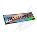 NO MONEY CLUB SLAP STICKER OILSLICK CHROME BY TOXICVINYLS