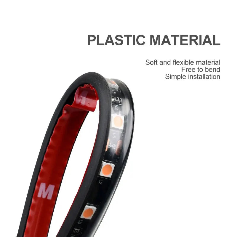 LED Car Interior Ambient Foot Strip Light Kit Backlight 5V USB