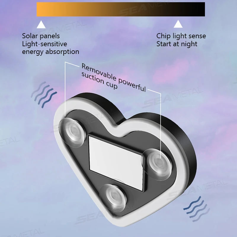 Heart Shaped Car Ambient Light Led Atmosphere Light