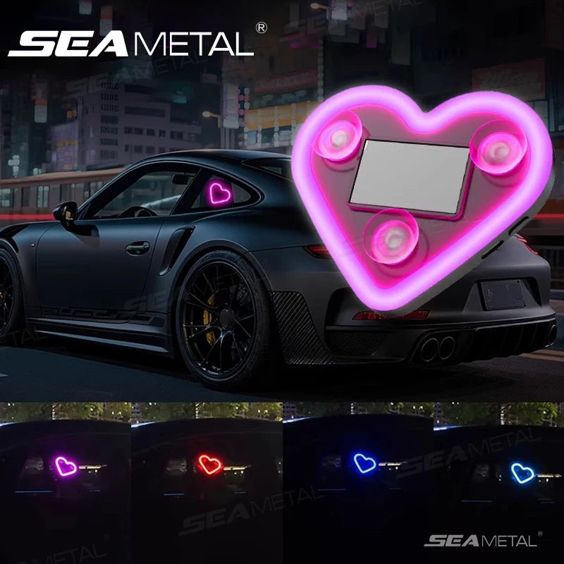Heart Shaped Car Ambient Light Led Atmosphere Light