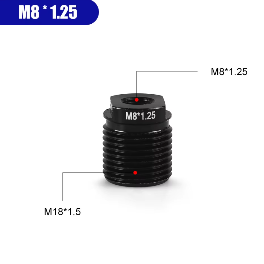 Aluminium gear knob thread adapterM8x1.25
