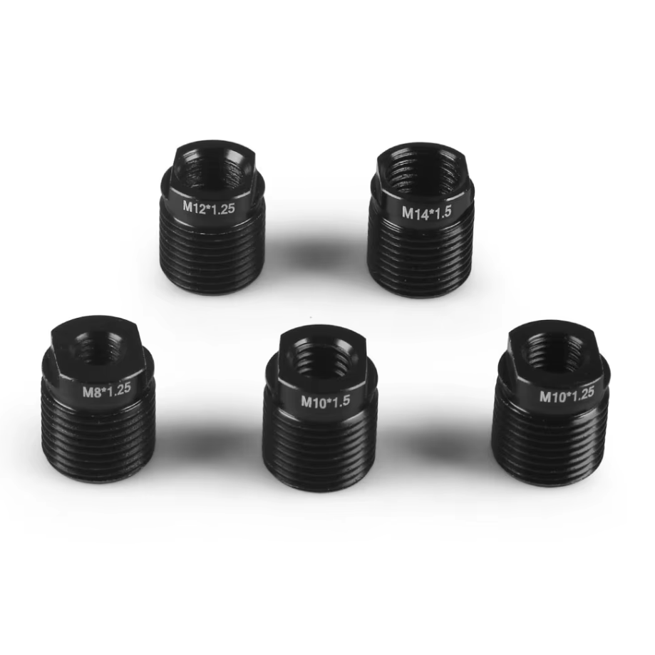 Aluminium gear knob thread adapters