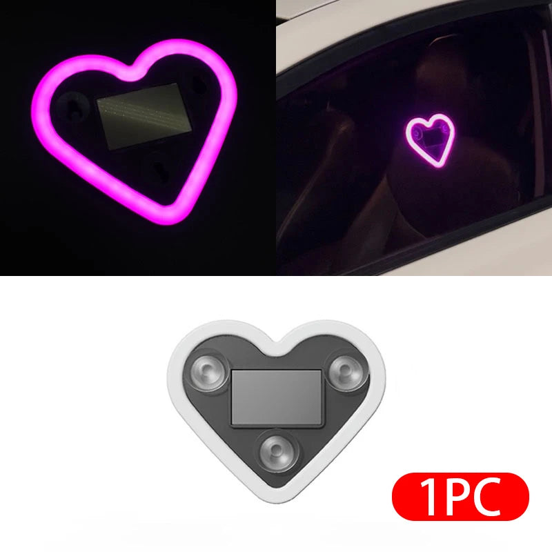 Heart Shaped Car Ambient Light Led Atmosphere Light