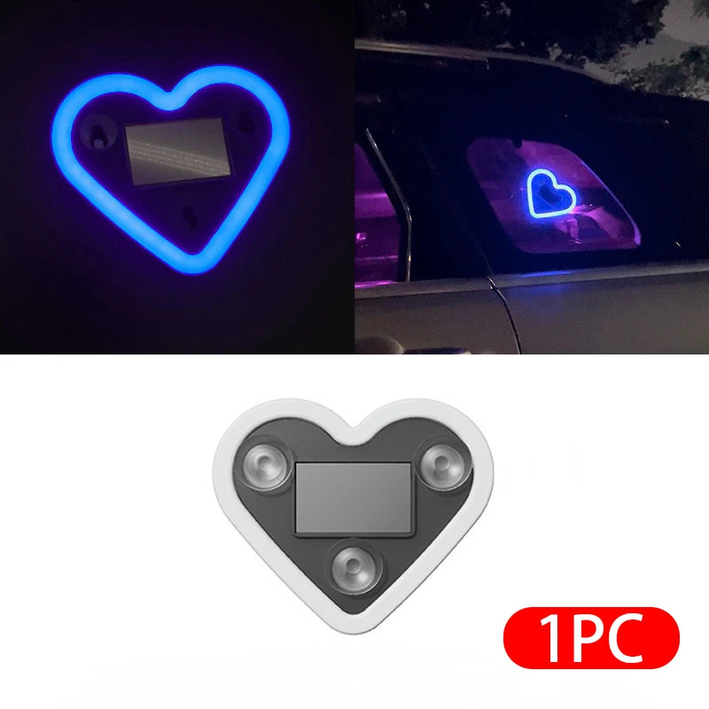Heart Shaped Car Ambient Light Led Atmosphere Light