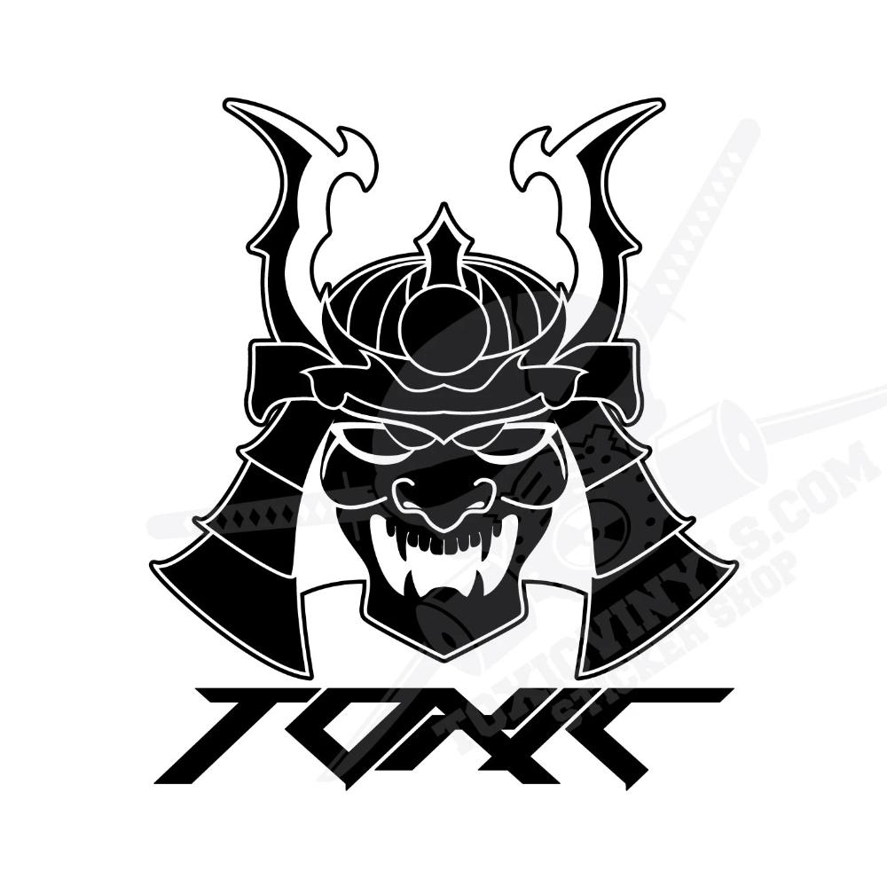 Toxic Samurai  large rear window graphic
