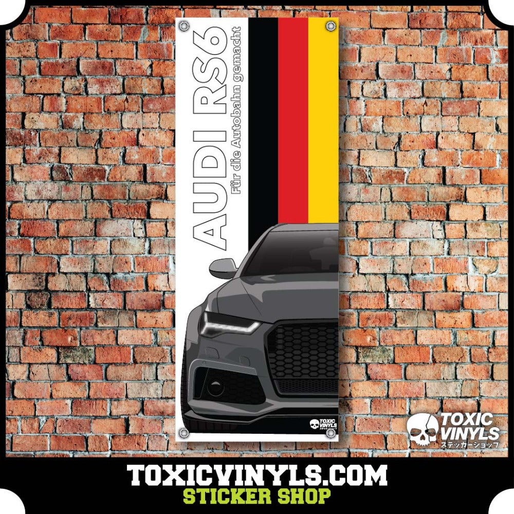 Audi RS6 workshop banner