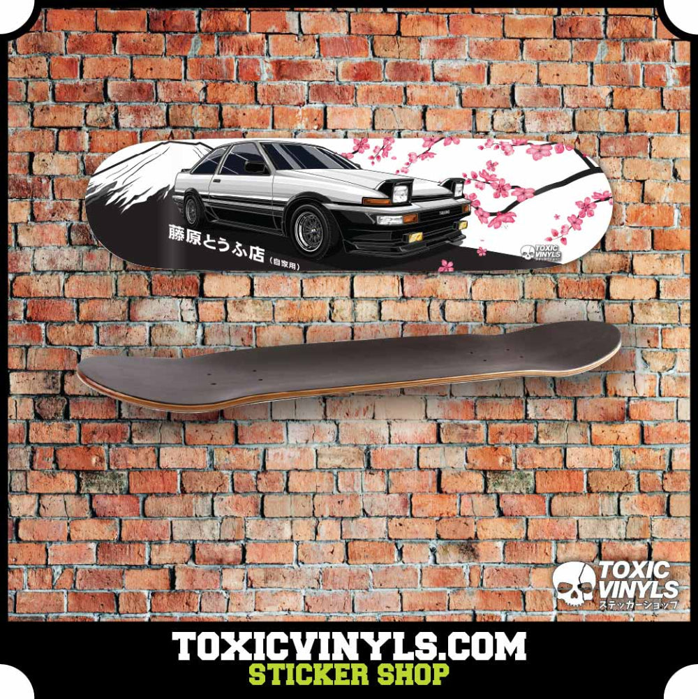 JDM Skate Deck Toyota AE86 Sakura 