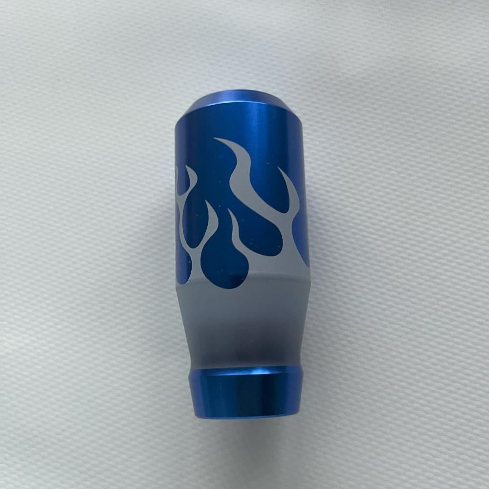 JDM flames engraved small gear knob gear stick 