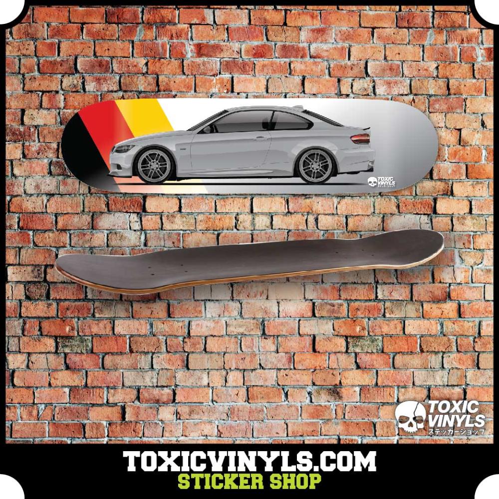 BMW E92 skate deck skateboard wall art