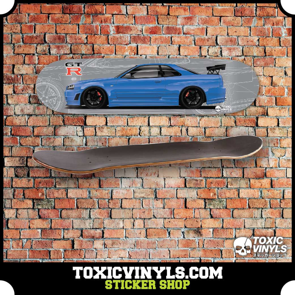 Nissan GTR r34 Skate Deck