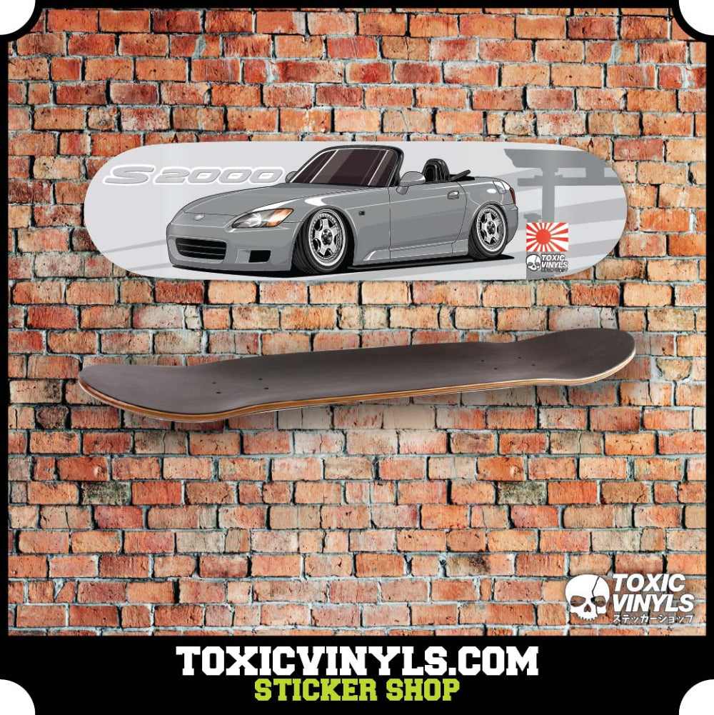 honda S2000 jdm skate deck wall art