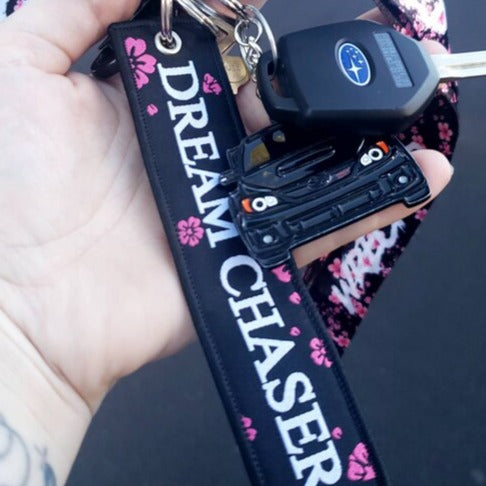 Key Tag Dream Chaser Sakura Flowers Key-ring Keychain