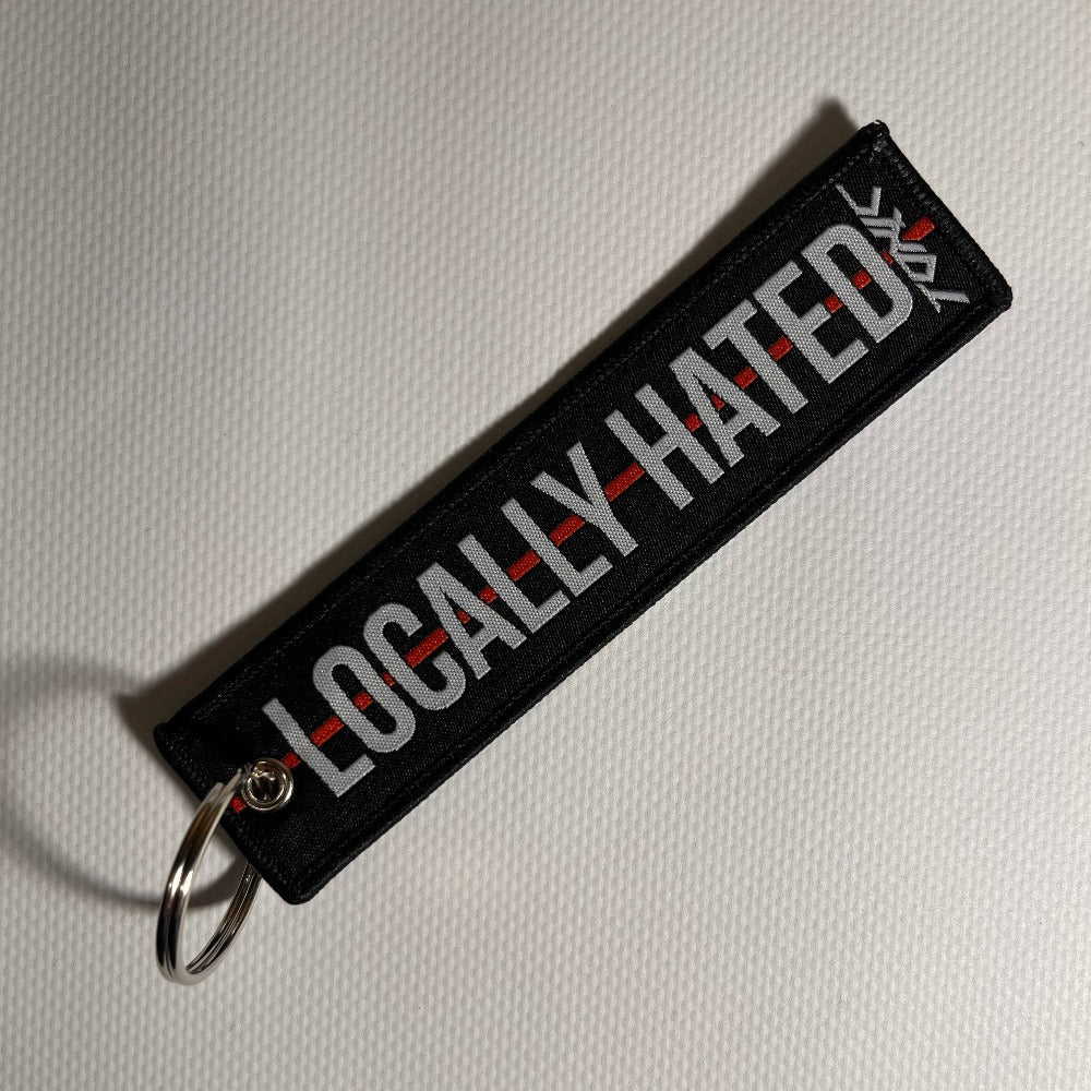 LOCALLY HATED  key tag, keyring key accesories