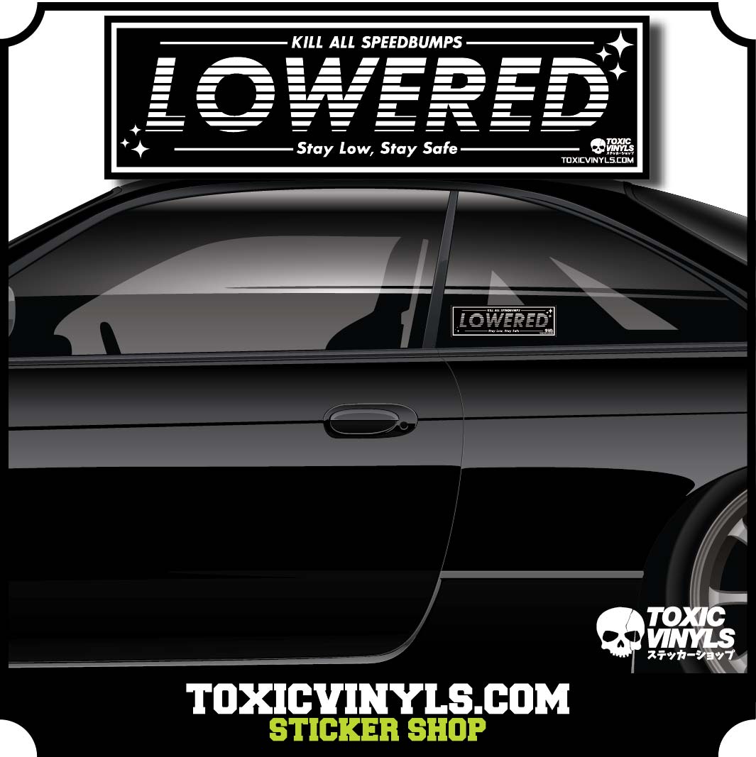 LOWERED Slap Sticker