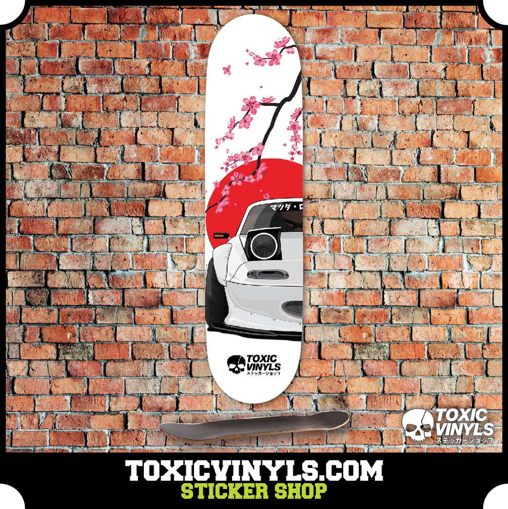 Mazda MX5 Sakura JDM Skate Deck