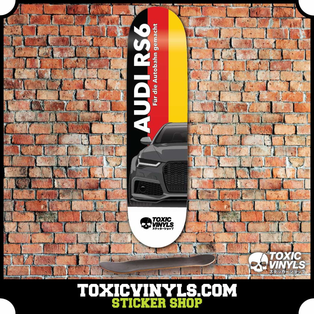 Audi RS6 C7 Wall art skate deck