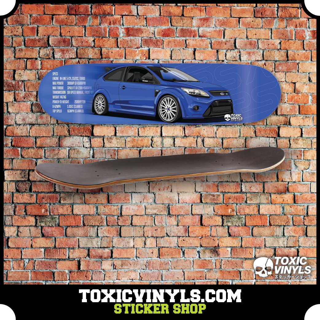 Ford Focus RS mk2 Skate Deck