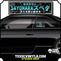 sayonara bitch jdm premium slap sticker